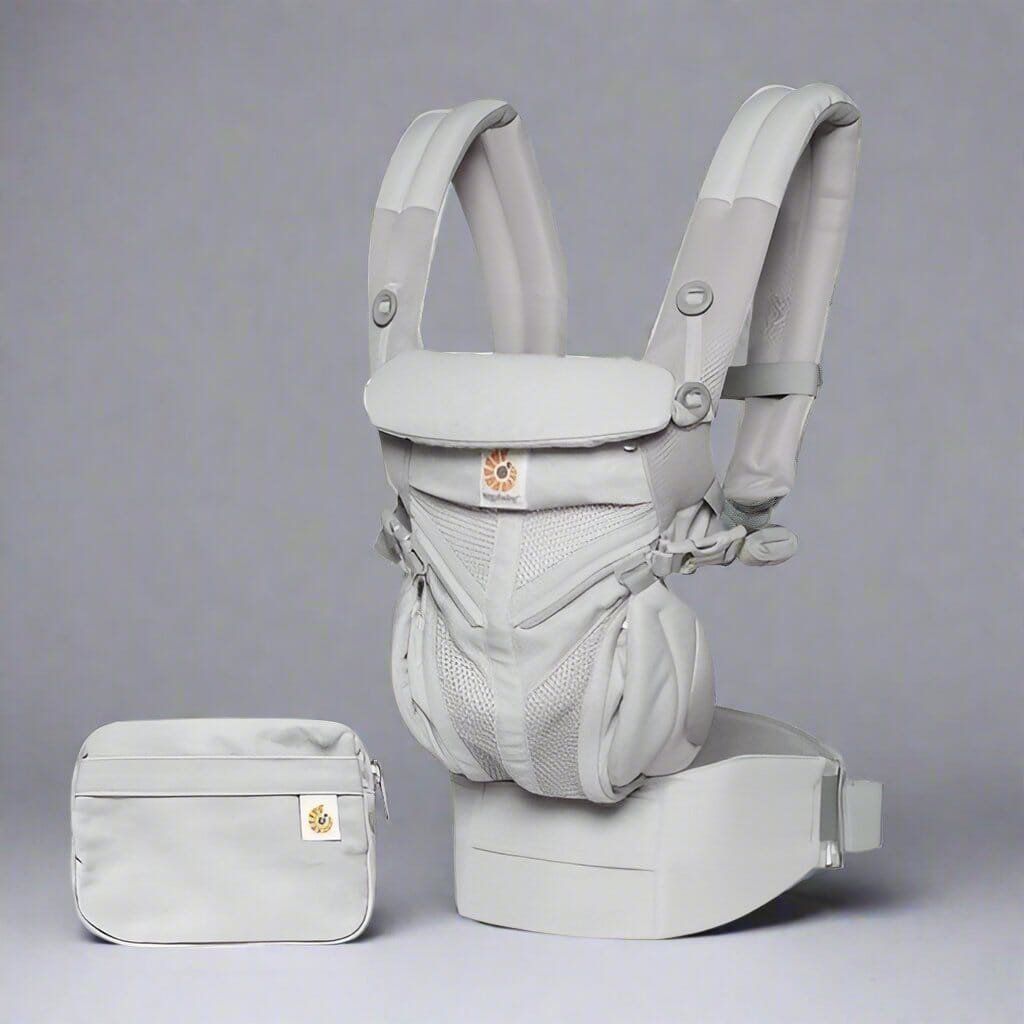 Porte Bébé - BreathBabyBag™ - Gris - Avecmonbebe