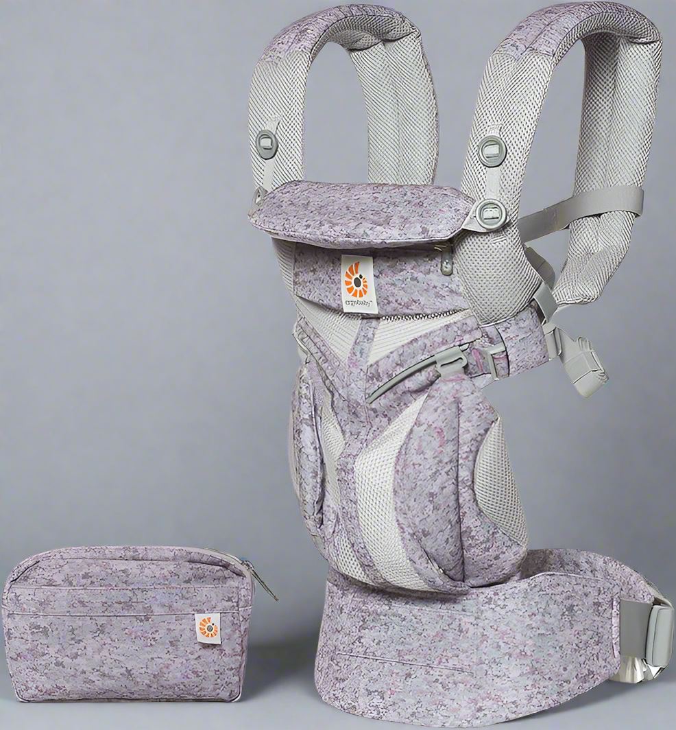 Porte Bébé - BreathBabyBag™ - Mauve Lavande - Avecmonbebe