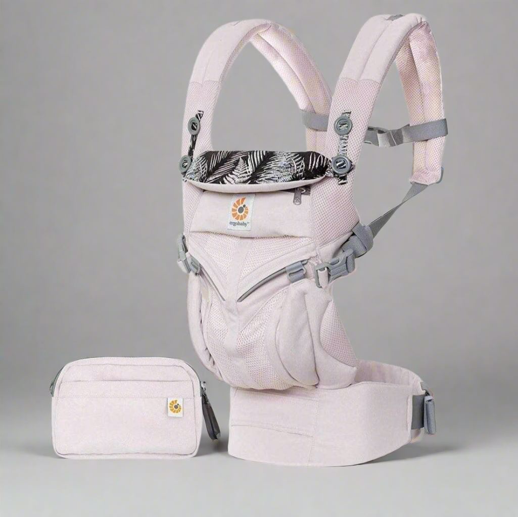 Porte Bébé - BreathBabyBag™ - Rose Maille - Avecmonbebe